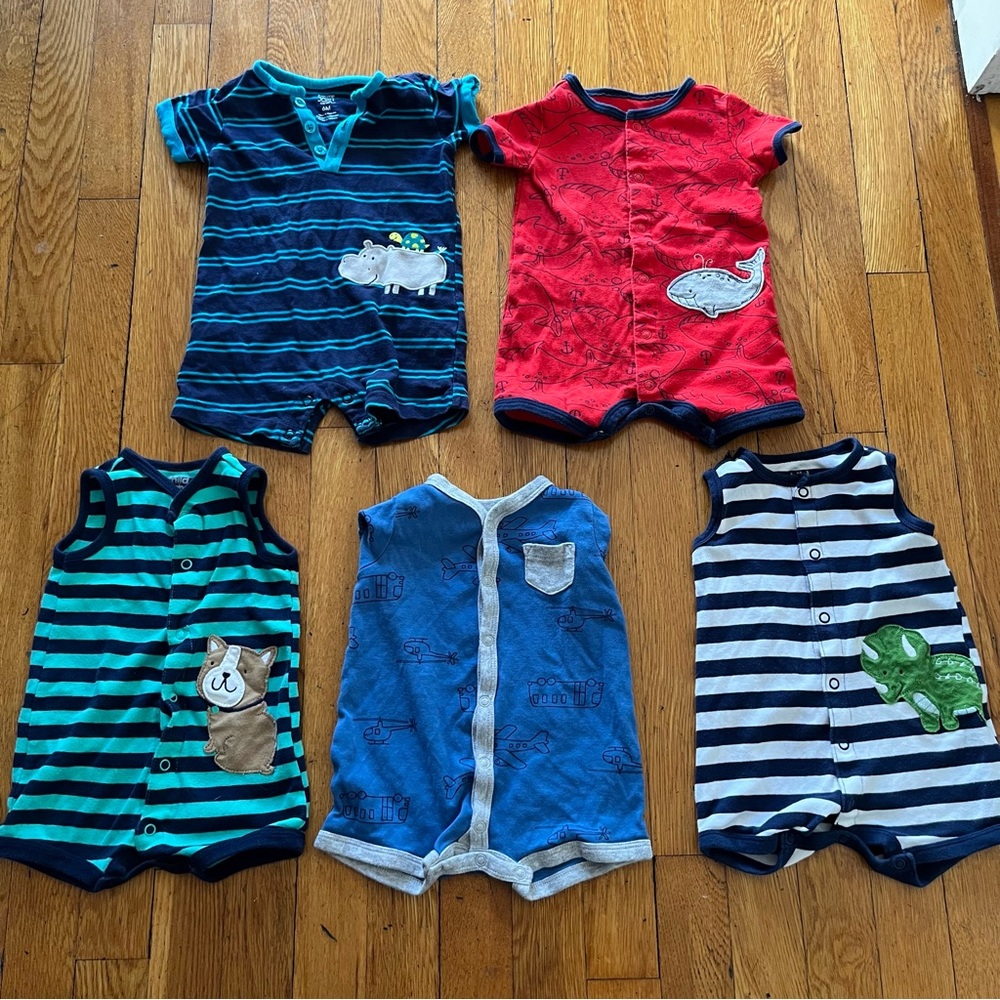 Baby Boy Summer Romper/One Piece Bundle/Lot - 3-6 months